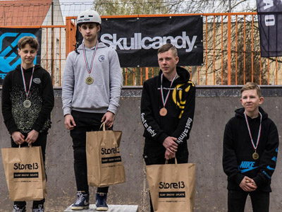 U17 kategória helyezettjei
